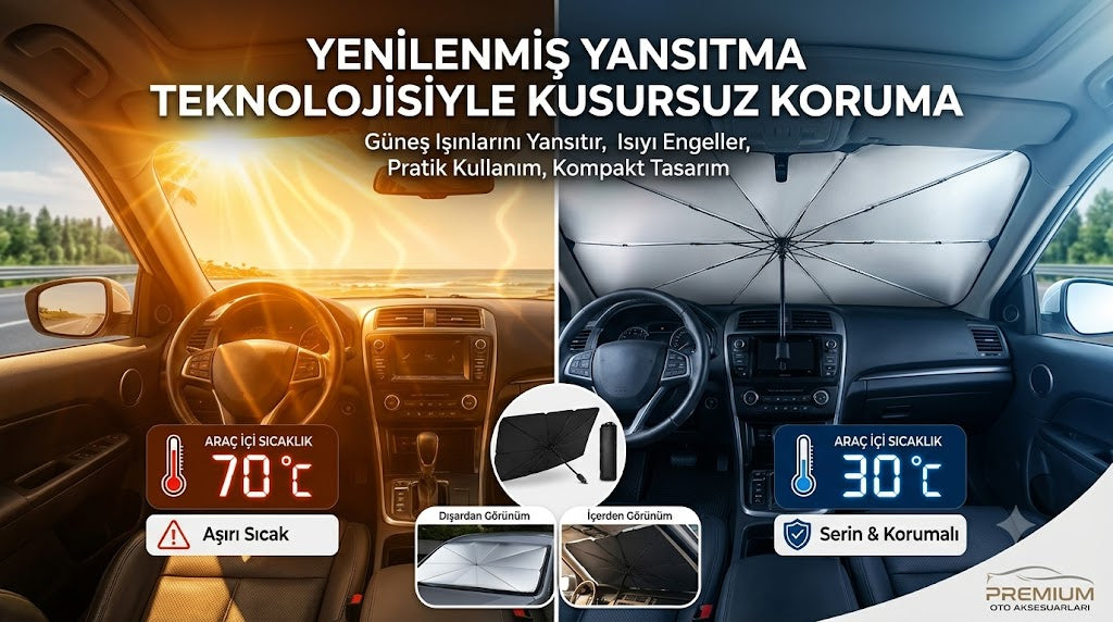 Araç Ön Cam Güneşlik